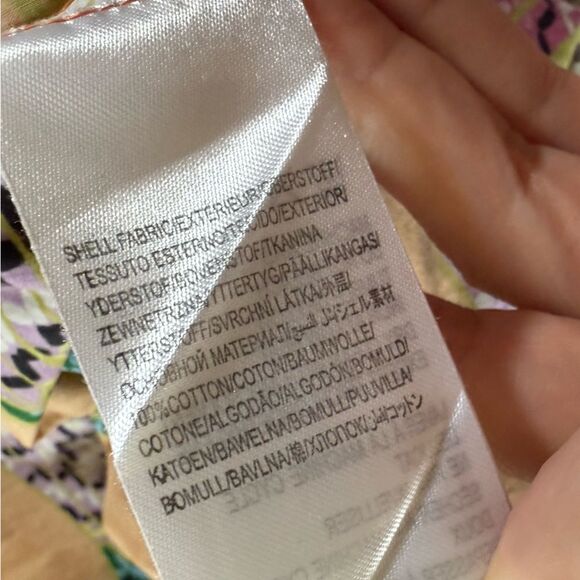 FARM RIO Beaded Macaws Cotton Midi Dress In Multi S NWOT - Picture 13 of 13